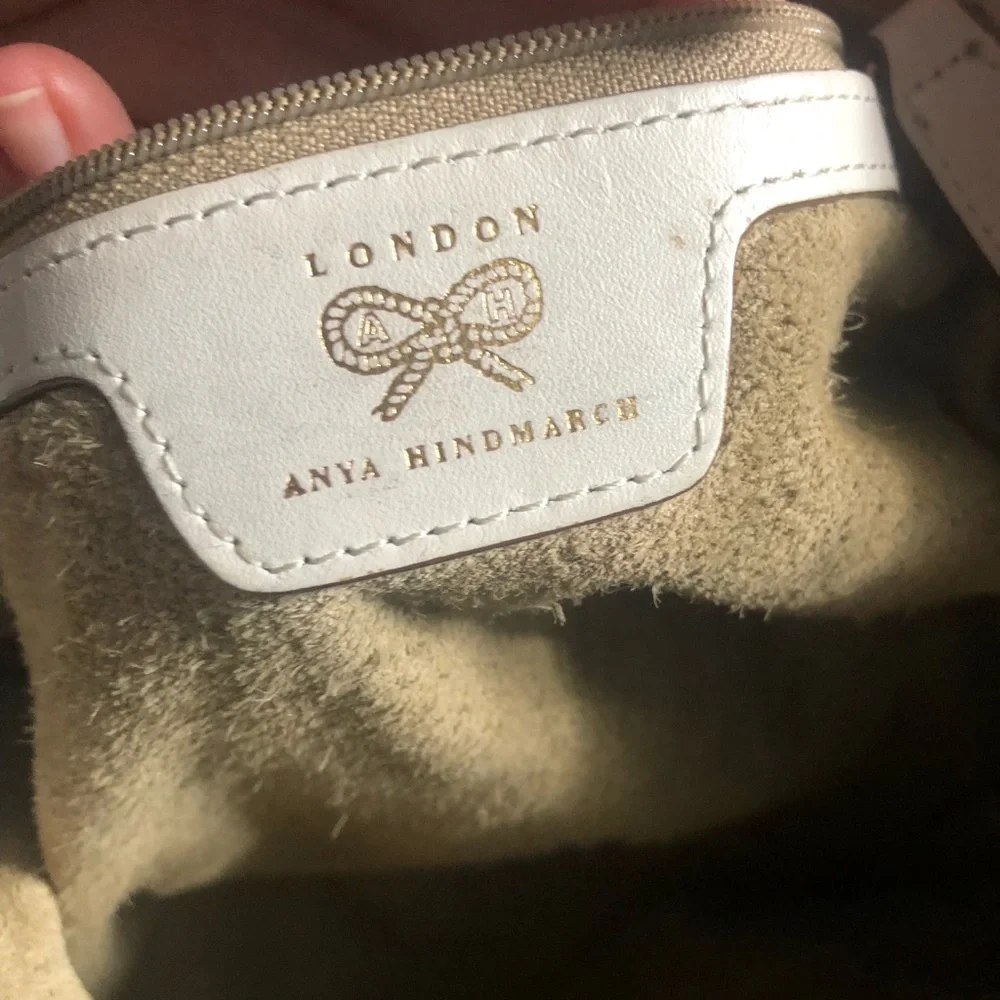 Anya Hindmarch London Woven Leather Neeson Tassel Tote Handbag - Picture 6 of 12